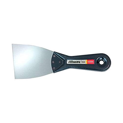 ALLWAY TOOLS T30S 3 Inch Heavy Duty Steel Wall Scraper - Pack of 50 Professional Scraping Tools for Paint Removal, Wallpaper Stripping, Tile Cleaning and Home Renovation Projects