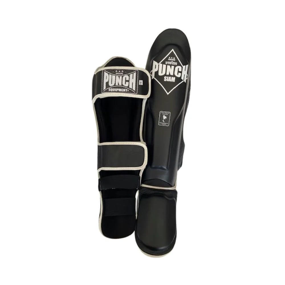 Premium Siam™ Leather Shin Pads - High-Quality Soccer Shin Guards for Men & Women - Perfect for Training, Matches & Sports Protection