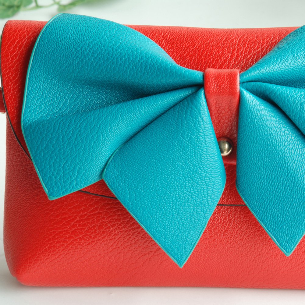 Stylish Colorful Leatherette Clutch Shoulder Bag for Women - Fashionable Crossbody Purse for Casual Outings, Parties & Date Nights