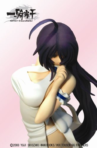 Ikki Tousen Great Guardians Kanu Unchou Apron Version 1/8 Scale PVC Figure - Anime Collectible for Display & Cosplay Enthusiasts