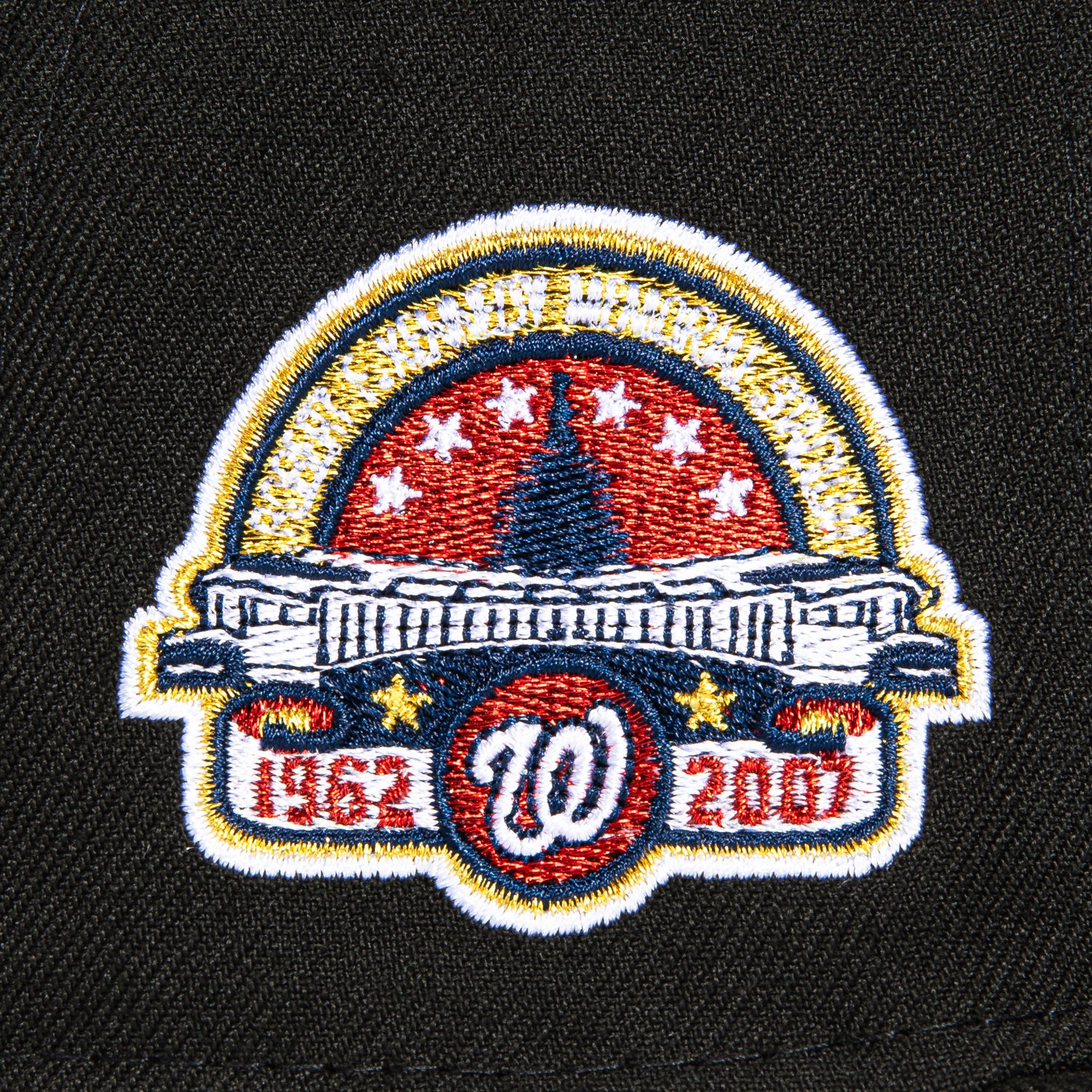 New Era 59Fifty Washington Nationals RFK Stadium Patch Snapback Hat - Black | MLB Baseball Cap for Fans, Streetwear & Sports Events