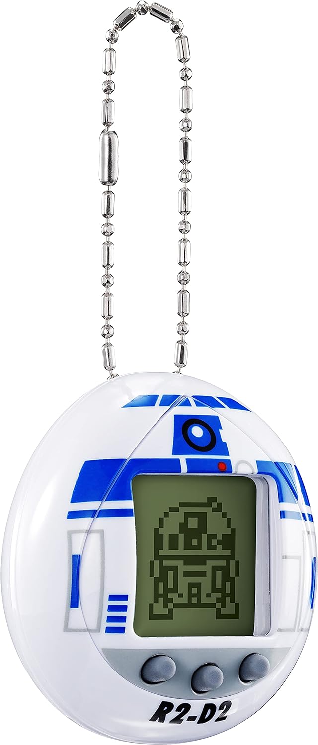 Star Wars R2-D2 Tamagotchi Virtual Pet - Classic White Electronic Toy for Kids & Collectors | Perfect Gift for Star Wars Fans & Retro Gaming Enthusiasts