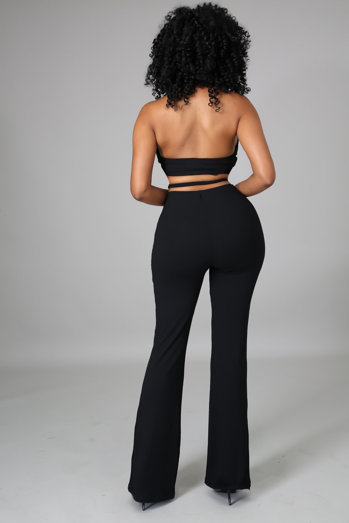 Stylish Black Pant Set for Women - Comfortable & Trendy Outfit for Work, Casual Wear & Travel