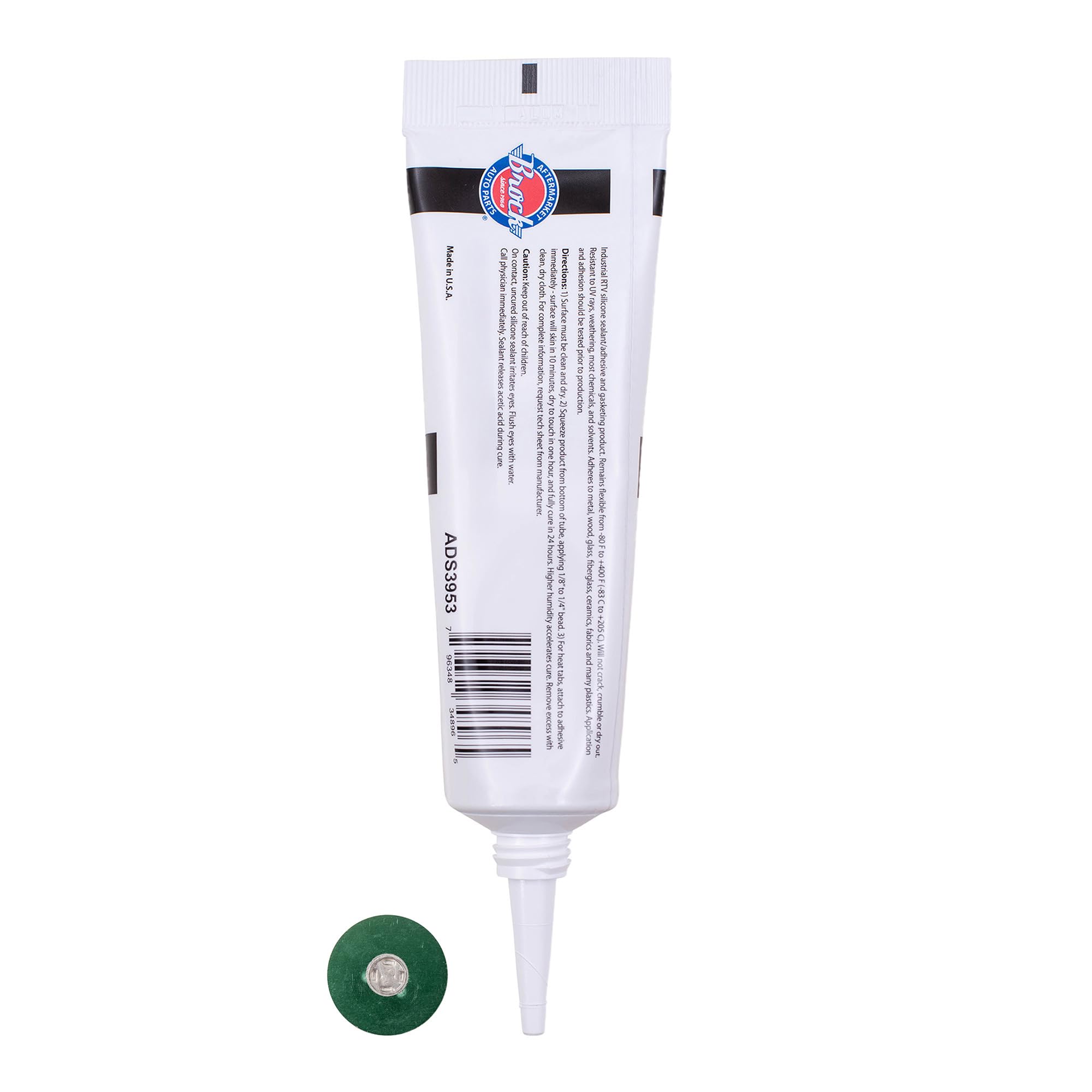 Brock Diesel Engine Heat Tabs with High-Temperature Adhesive - 240-250°F (115-121°C) Melting Point - 100pcs/Tube - Perfect for Diesel Engine Temperature Monitoring & Maintenance