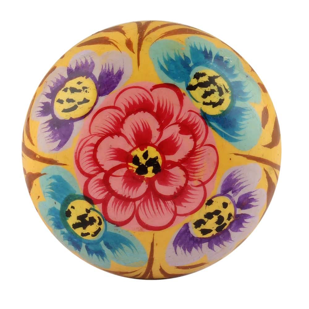 Boho Wooden Cabinet Knobs - 20pcs Blue Red Dresser Pulls for Kitchen & Drawer