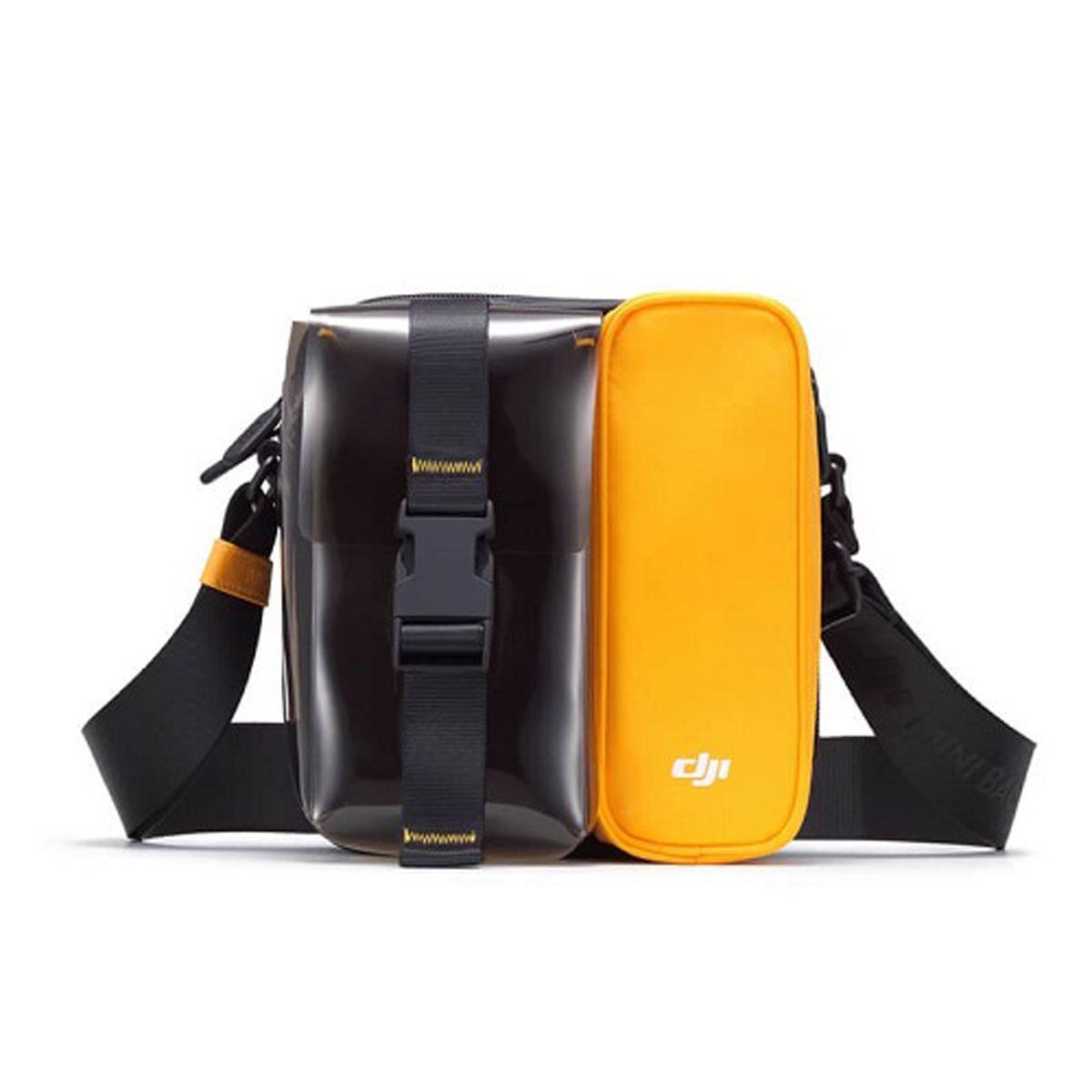 DJI Mini Drone Carrying Case - Waterproof & Shockproof Travel Bag for DJI Mini 2/SE/Mini 3 Pro (Black & Yellow) - Perfect for Outdoor Adventures, Travel & Drone Protection