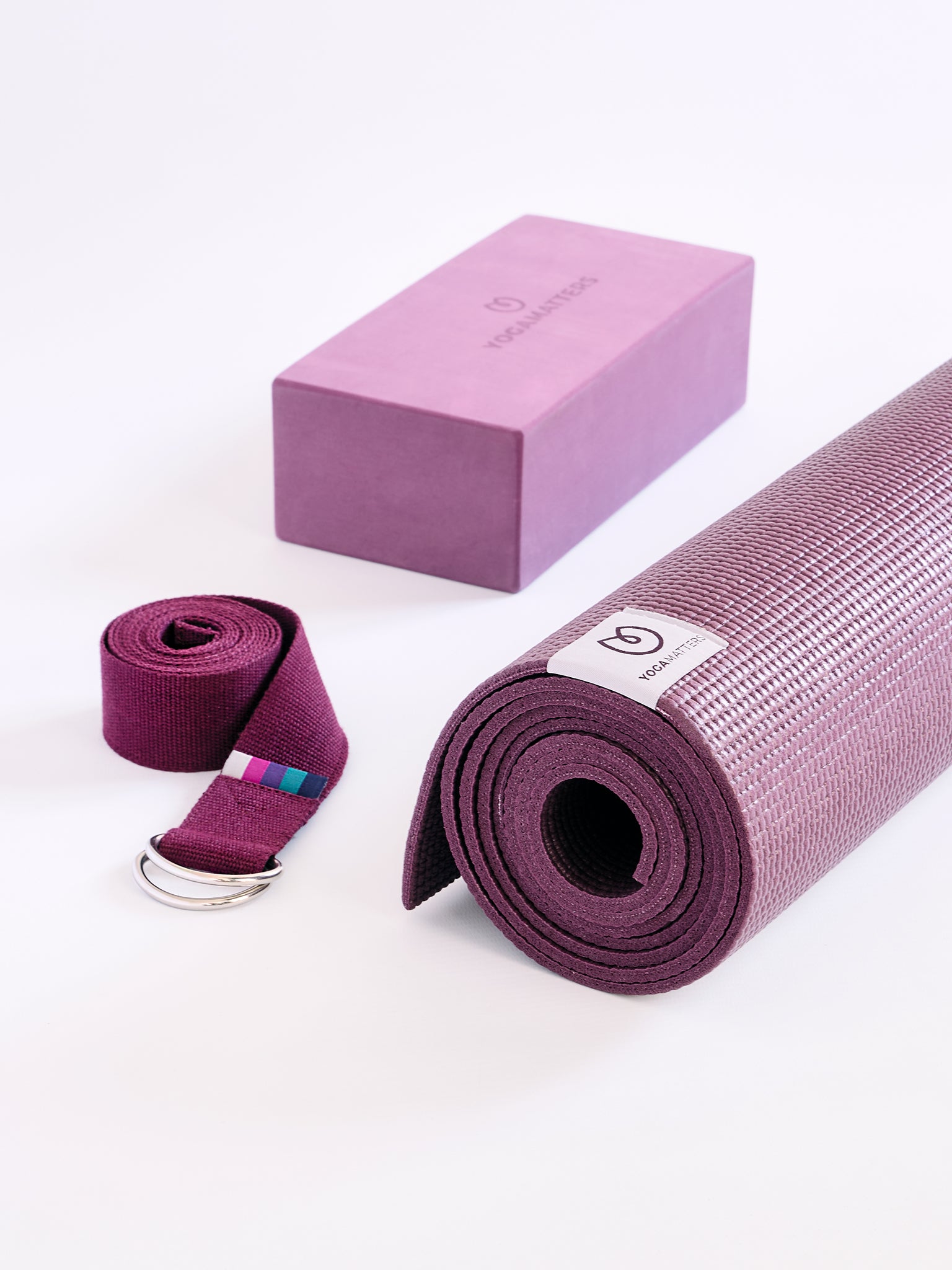 Yogamatters Sticky Yoga Mat - Non-Slip Eco-Friendly Exercise Mat for Yoga, Pilates & Home Workouts - Perfect for Beginners & Professionals