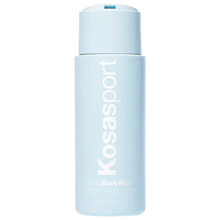 Kosas Good Body Skin AHA+ Enzyme Exfoliating Body Wash - Gentle Cleansing & Smoothing Shower Gel for Dry, Rough Skin - Perfect for Daily Use & Spa-Like Skincare Routine