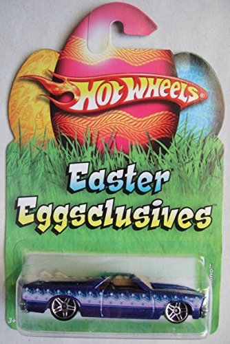 Hot Wheels Easter EGGSCLUSIVES Blue '80 EL Camino Die-Cast Toy Car - Limited Edition Collectible for Kids & Adults - Perfect for Easter Gifts, Playtime & Display
