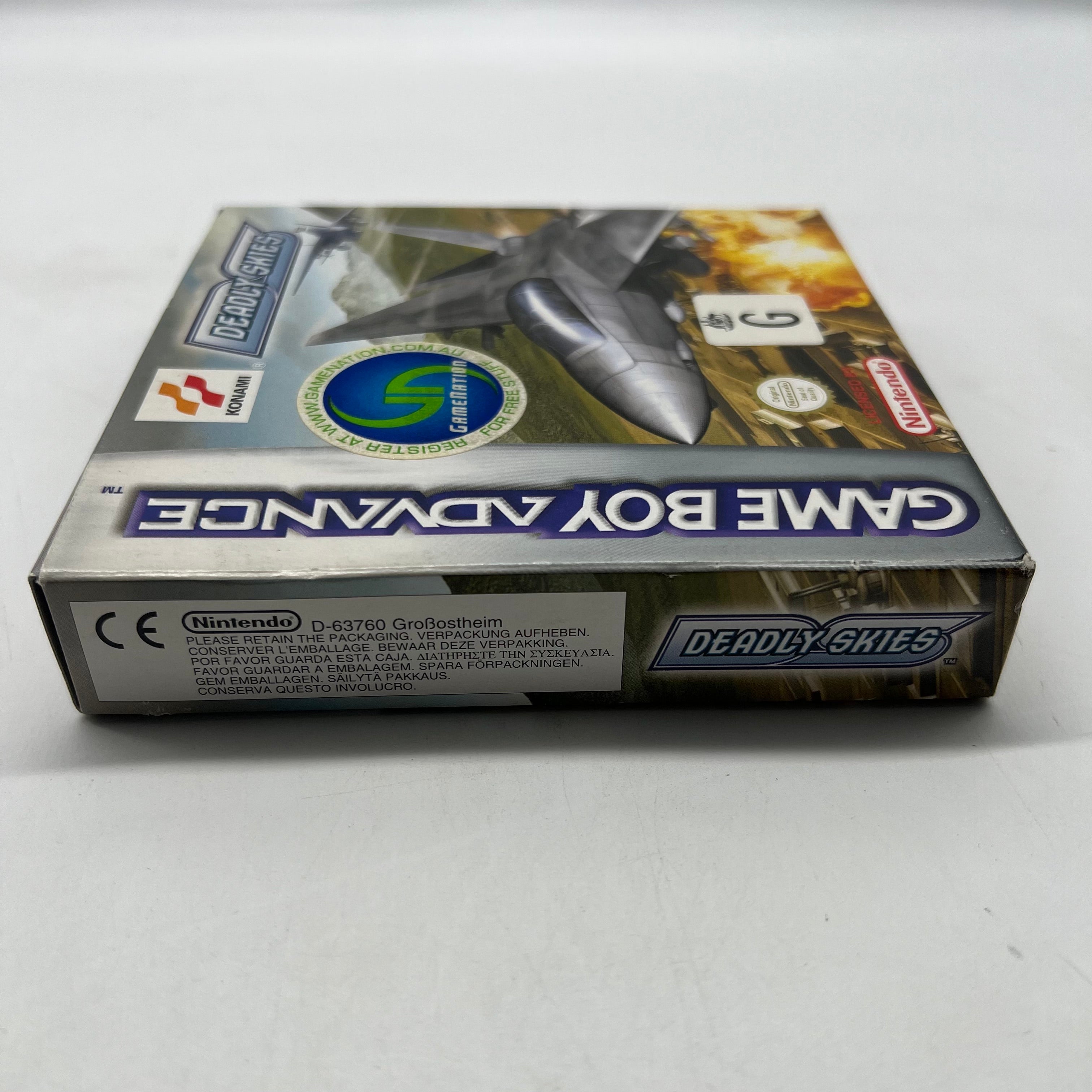 Deadly Skies GBA Game - Complete Boxed PAL Version for Game Boy Advance - Perfect for Retro Gaming & Collectors