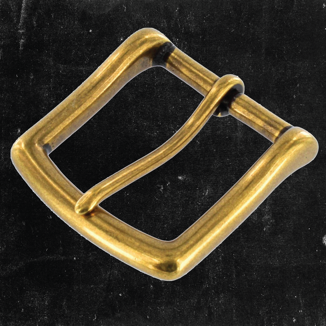 Vintage Antique Brass Heel Bar Buckle 1 1/2 Inch - Perfect for Leather Straps, Belts, and DIY Shoe Repair Accessories