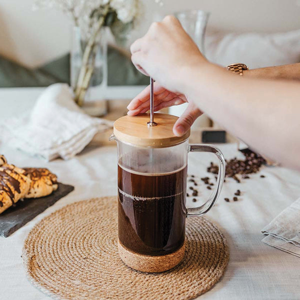 GROSCHE Melbourne French Press Coffee Maker - 34 oz Stainless Steel Insulated Coffee Press for Hot & Cold Brew - Perfect for Home, Office, Camping & Travel Use
