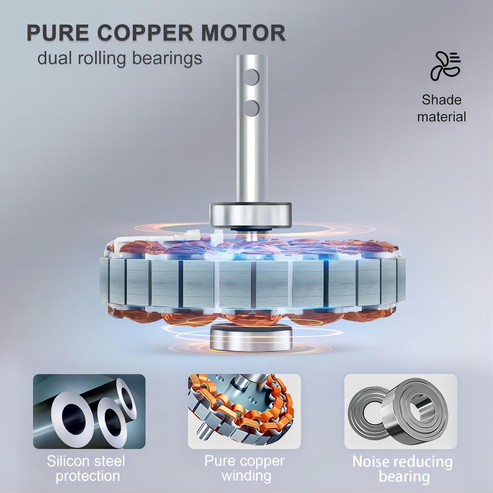 Bladeless Ceiling Fan with Remote Control - LED Fandelier Pendant Light, Low Noise Rattan Design for Bedroom, Kitchen & Dining Room - 6 Speed Settings for Summer & Winter Cooling - Perfect for Modern Home Decor and Energy Efficient Air Circulation