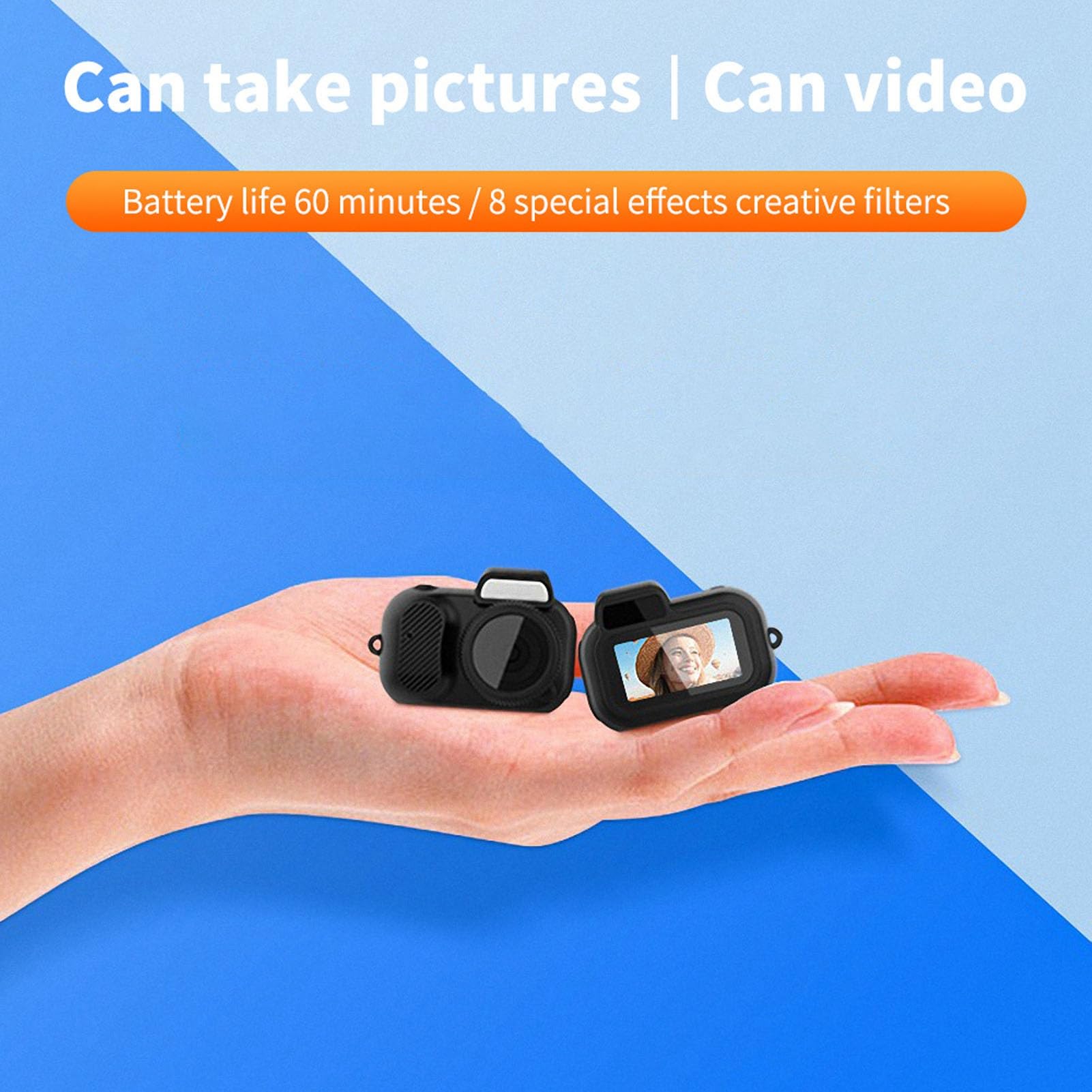 HD Kids Digital Camera 1080P - Portable Travel Camera with 0.96