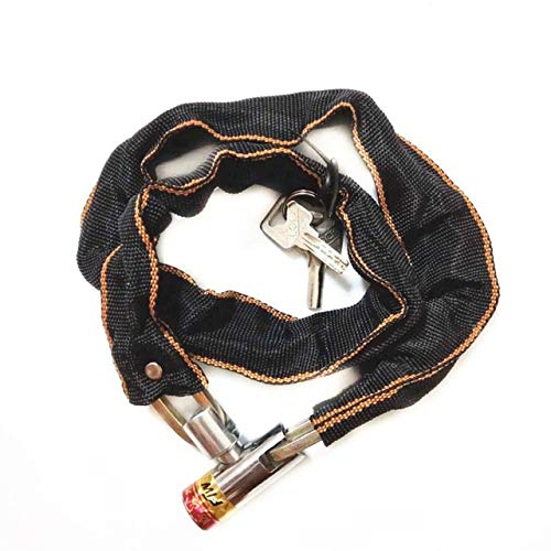 Heavy Duty Bicycle Chain Lock for Motorcycle Scooter Bike - Black | Outdoor Security