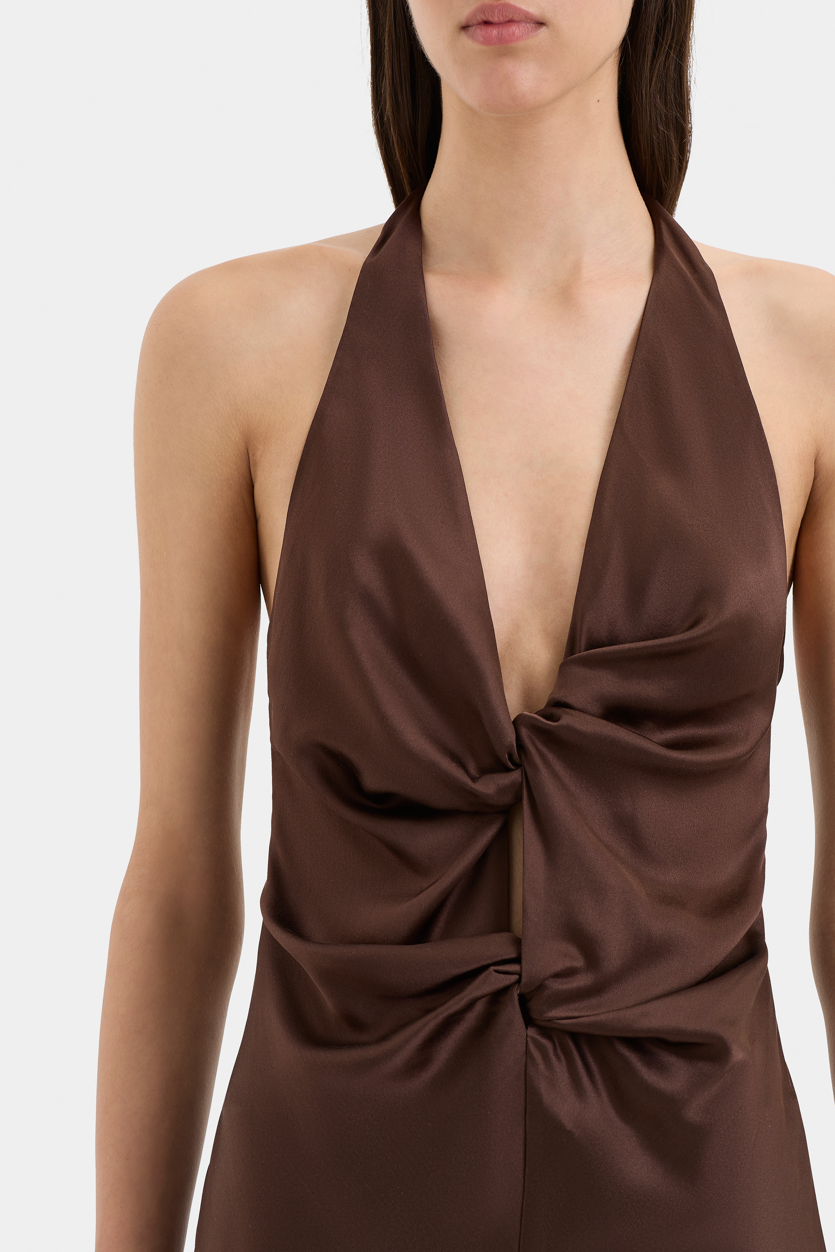 Como Twist Dress - Elegant Women's Summer Dress with Flowy Twist Detail | Perfect for Beach, Vacation, and Casual Outings