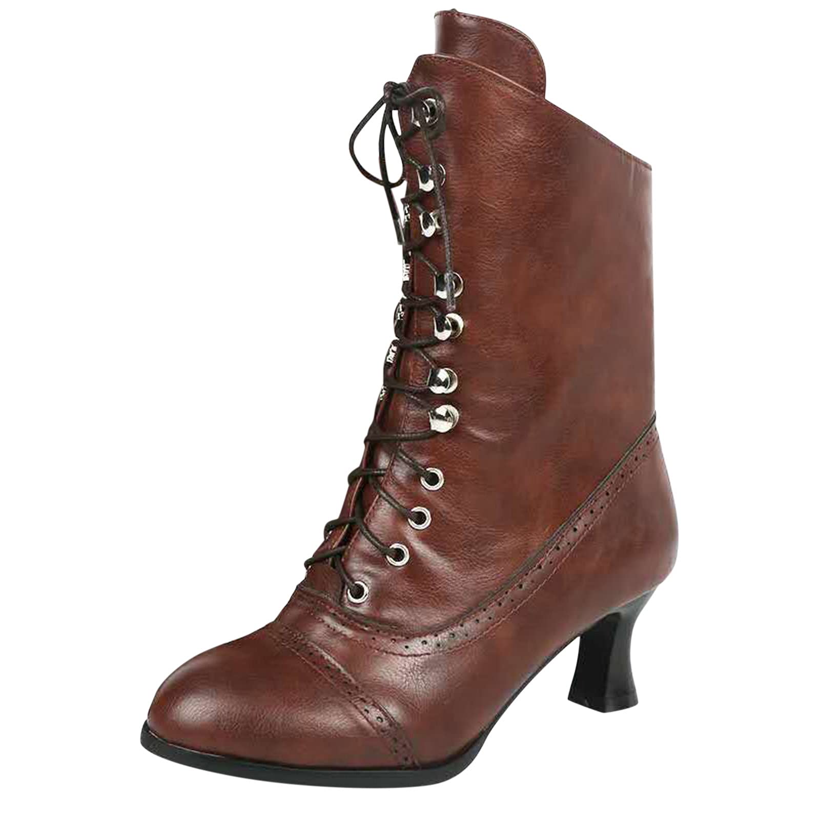 Women's Chunky Heel Chelsea Ankle Boots - Colorblock Leather Combat Booties with Wedge for Casual & Work Wear | Stylish Fall & Winter Fashion Footwear