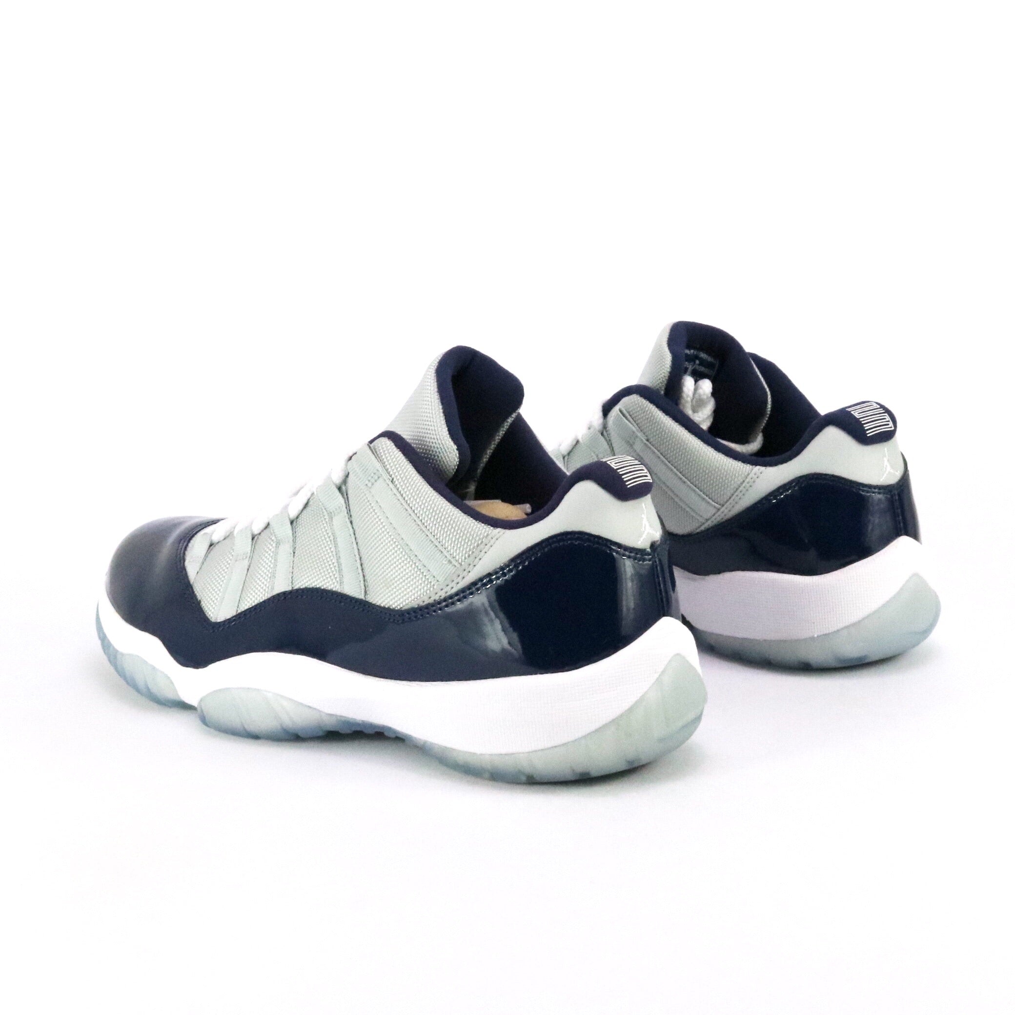 Air Jordan 11 Retro Low Sneakers - Georgetown Grey/Mist White/Midnight Navy - Men's Basketball Shoes for Casual Wear & Street Style