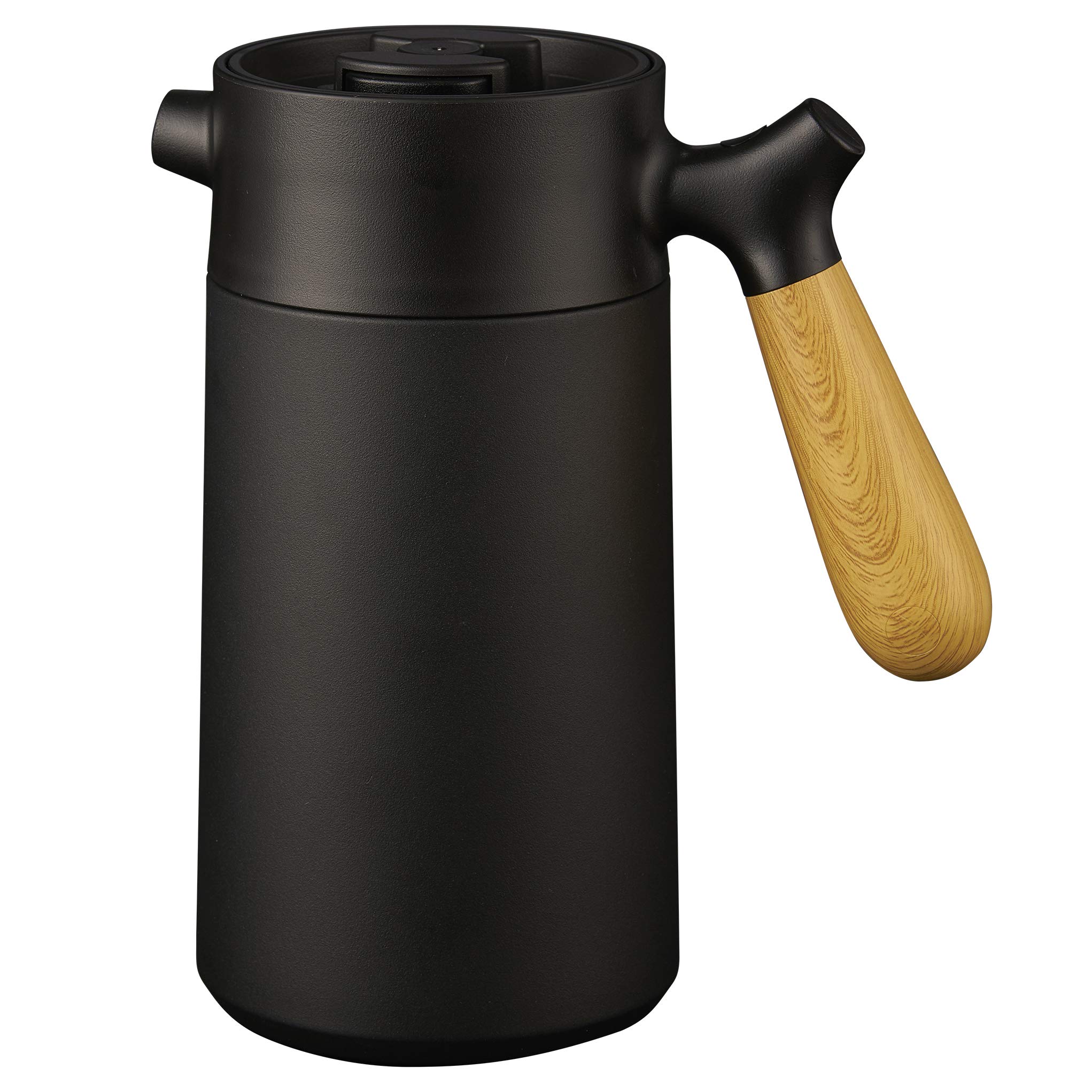 Premium CasaWare 32oz Stainless Steel French Press - Insulated Coffee & Tea Maker for Hot/Cold Brews - Durable & Leak-Proof (Black) - Perfect for Home, Office, Camping & Gifts
