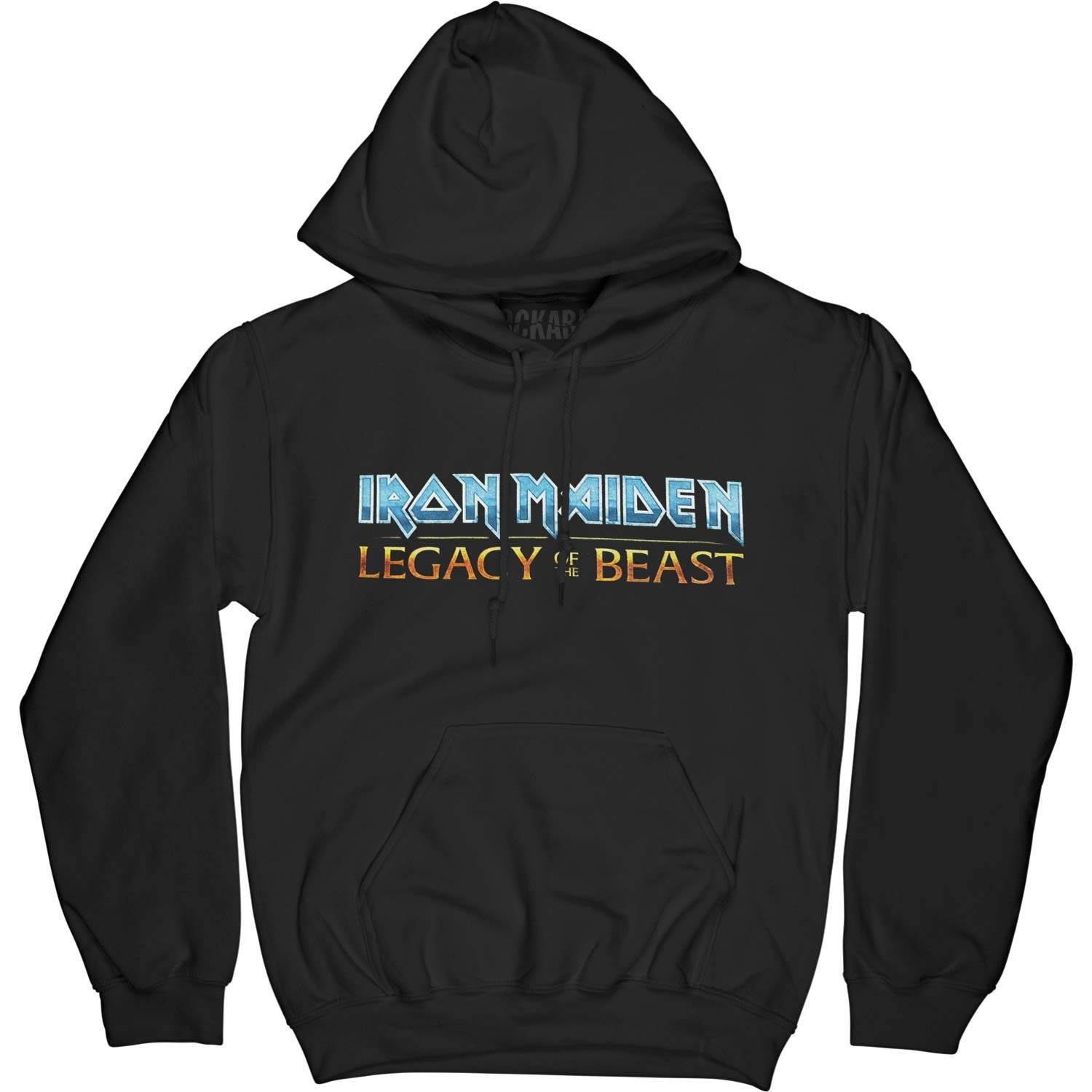Iron Maiden Men's Exploding Eddie Hooded Sweatshirt - Black Heavy Metal Band Merch | Official Licensed Pullover Hoodie for Concerts & Casual Wear