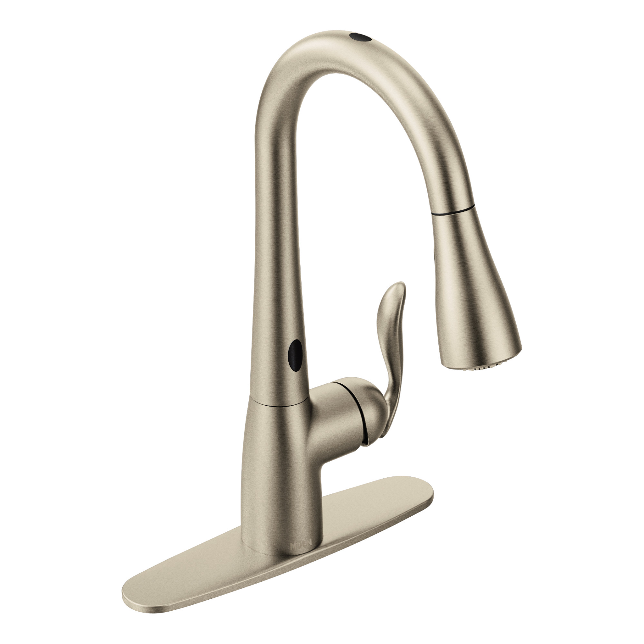 Arbor Chrome One Handle High Arc Pull Down Kitchen Faucet - Modern Stainless Steel Sink Faucet with Sprayer for Cooking, Washing Dishes & Kitchen Cleaning