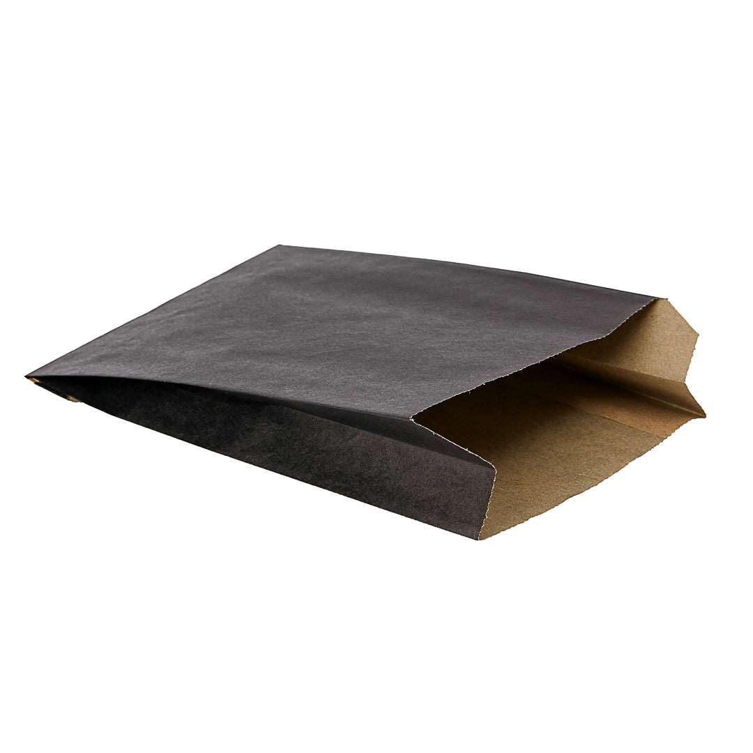 Premium Black Paper French Fry & Snack Bags - 4.25