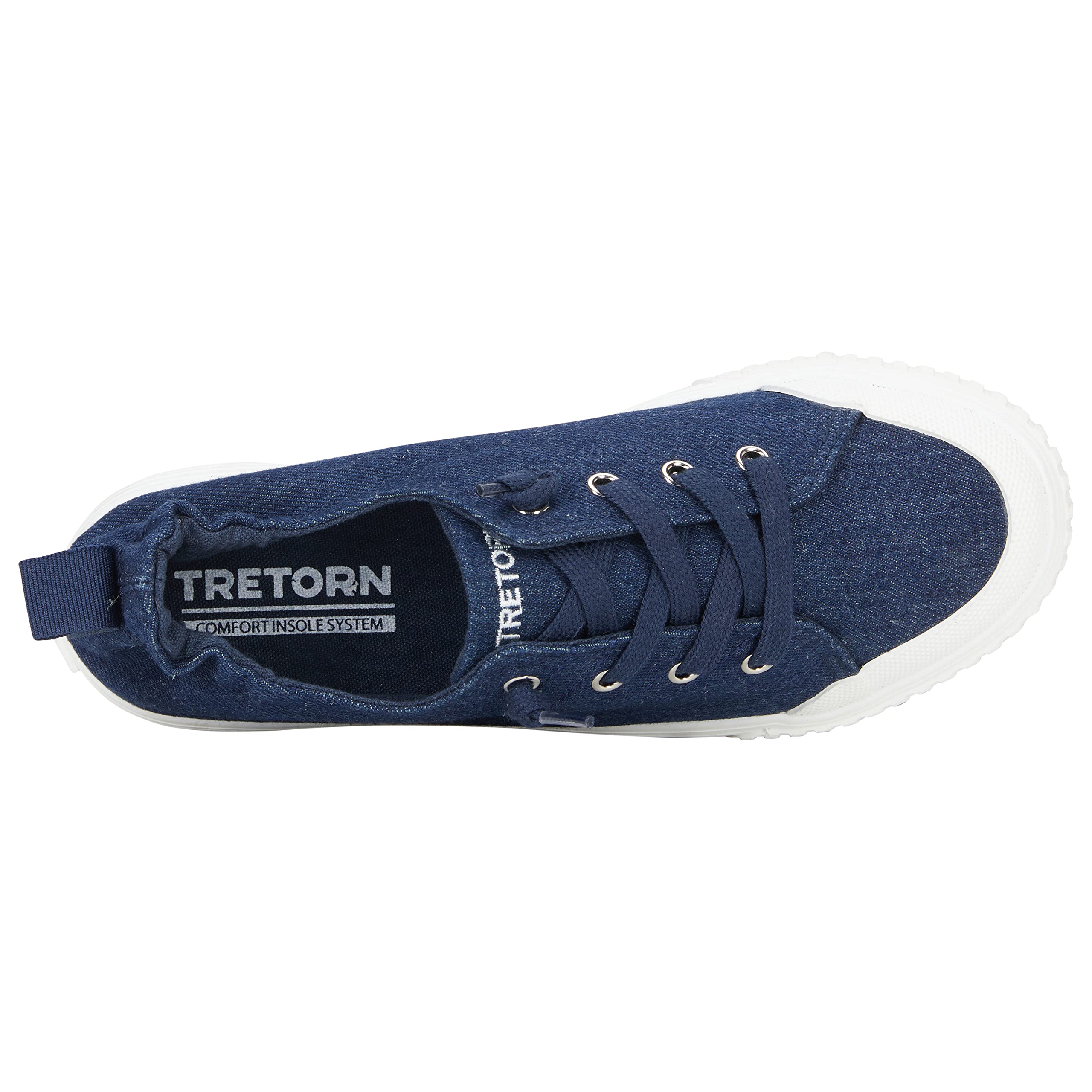 TRETORN Women's Meg Slip-On Sneakers - Comfortable Casual Shoes for Walking, Travel & Everyday Wear | Lightweight Slip-On Loafers for Women