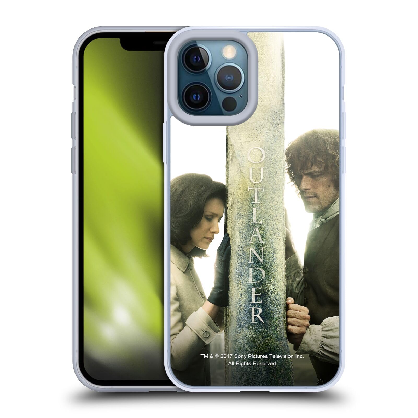 Outlander Season 3 Official Poster Soft Gel Case for iPhone 12 Pro Max by Head Case Designs - Perfect for Fans and Daily Use
