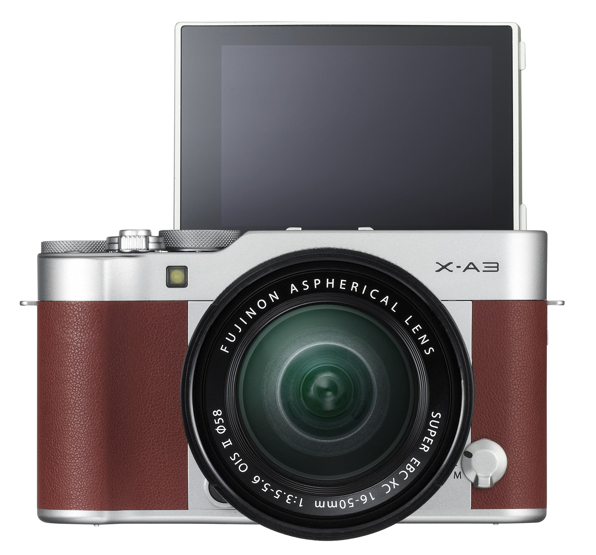 Fujifilm X-A3 Mirrorless Digital Camera with XC 16-50mm f/3.5-5.6 OIS Lens (Brown) - Perfect for Travel Photography, Vlogging & Everyday Shooting
