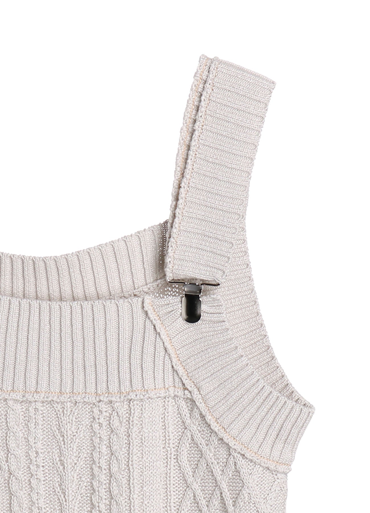 Cable Knit Jersey Suspenders Dress for Women - Stylish and Comfortable Outfit for Casual Wear, Office, and Date Nights