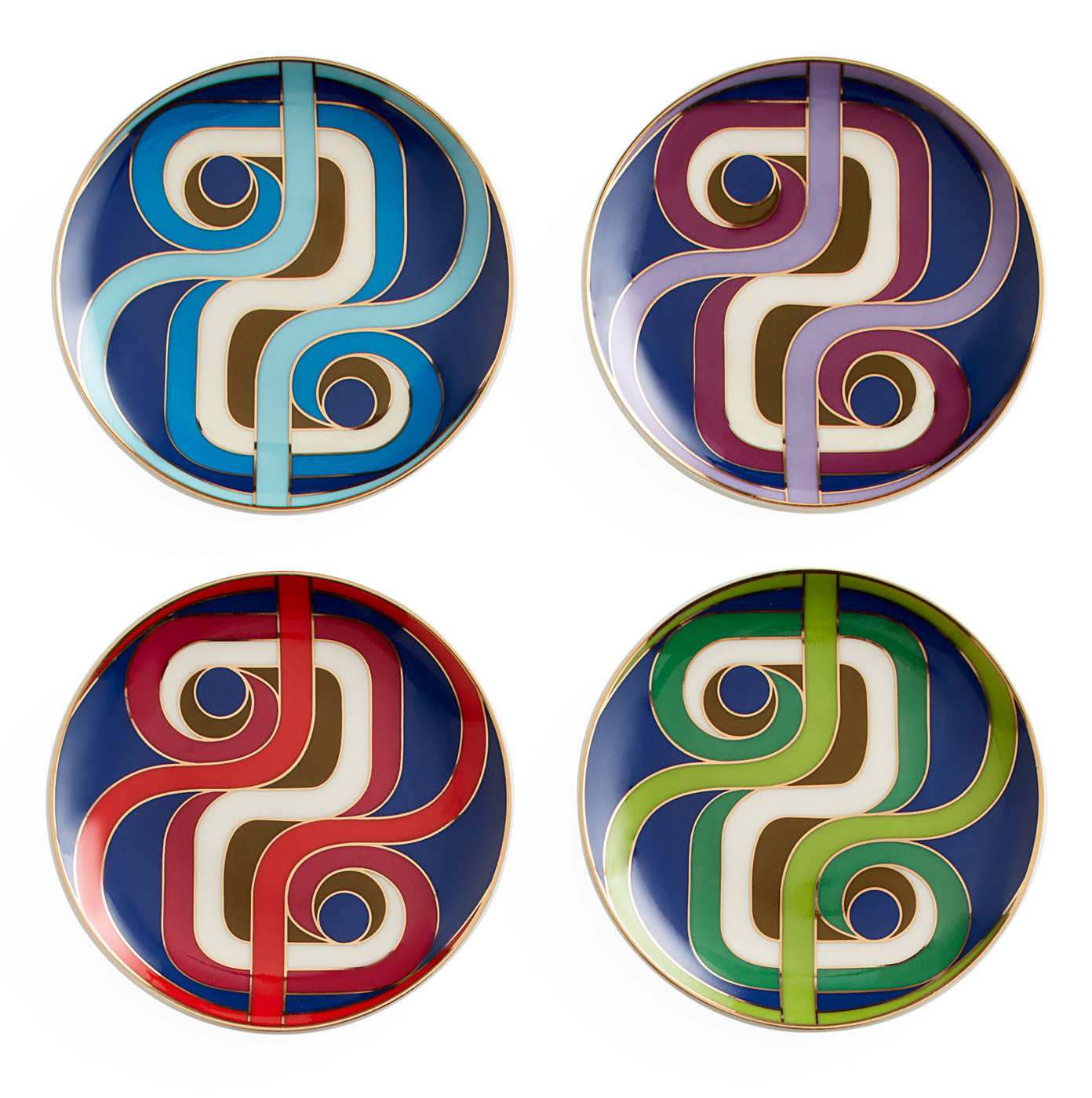 Premium Madrid Coasters Set of 6 - Absorbent Cork Drink Coasters for Coffee, Wine & Beer - Elegant Home Bar & Dining Table Decor - Perfect for Parties, Gifts & Everyday Use