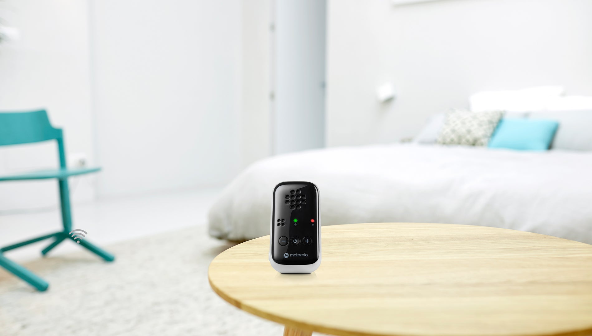 Motorola PIP10 Audio Baby Monitor with Crystal Clear Sound & Long Range - Reliable Wireless Nursery Monitor for Newborns & Toddlers - Perfect for Home, Daycare & Travel Use