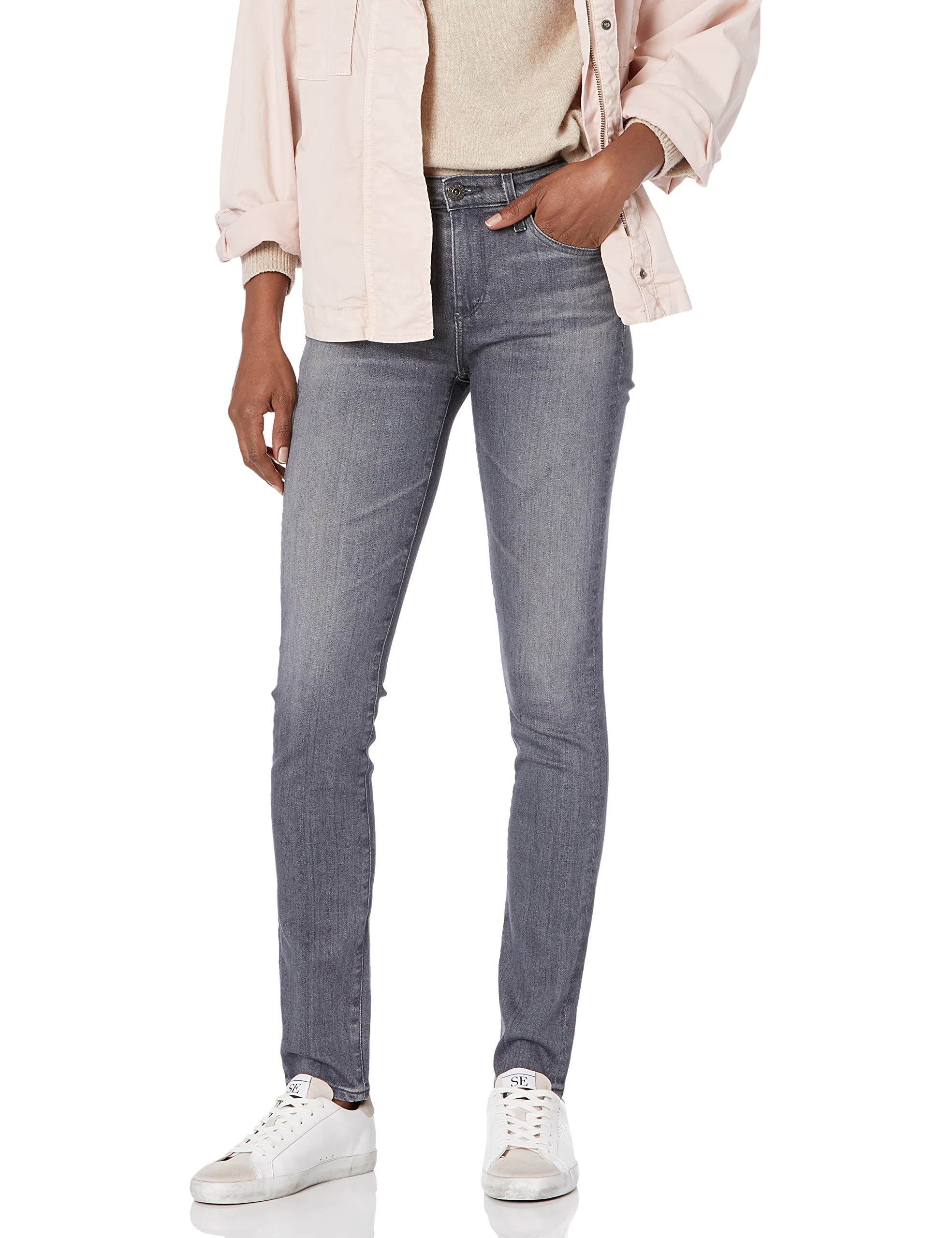 AG Adriano Goldschmied Women's Prima Ankle Jeans - High Waist Skinny Stretch Denim Pants for Casual & Work Outfits | Perfect for Date Night, Office Wear & Weekend Looks