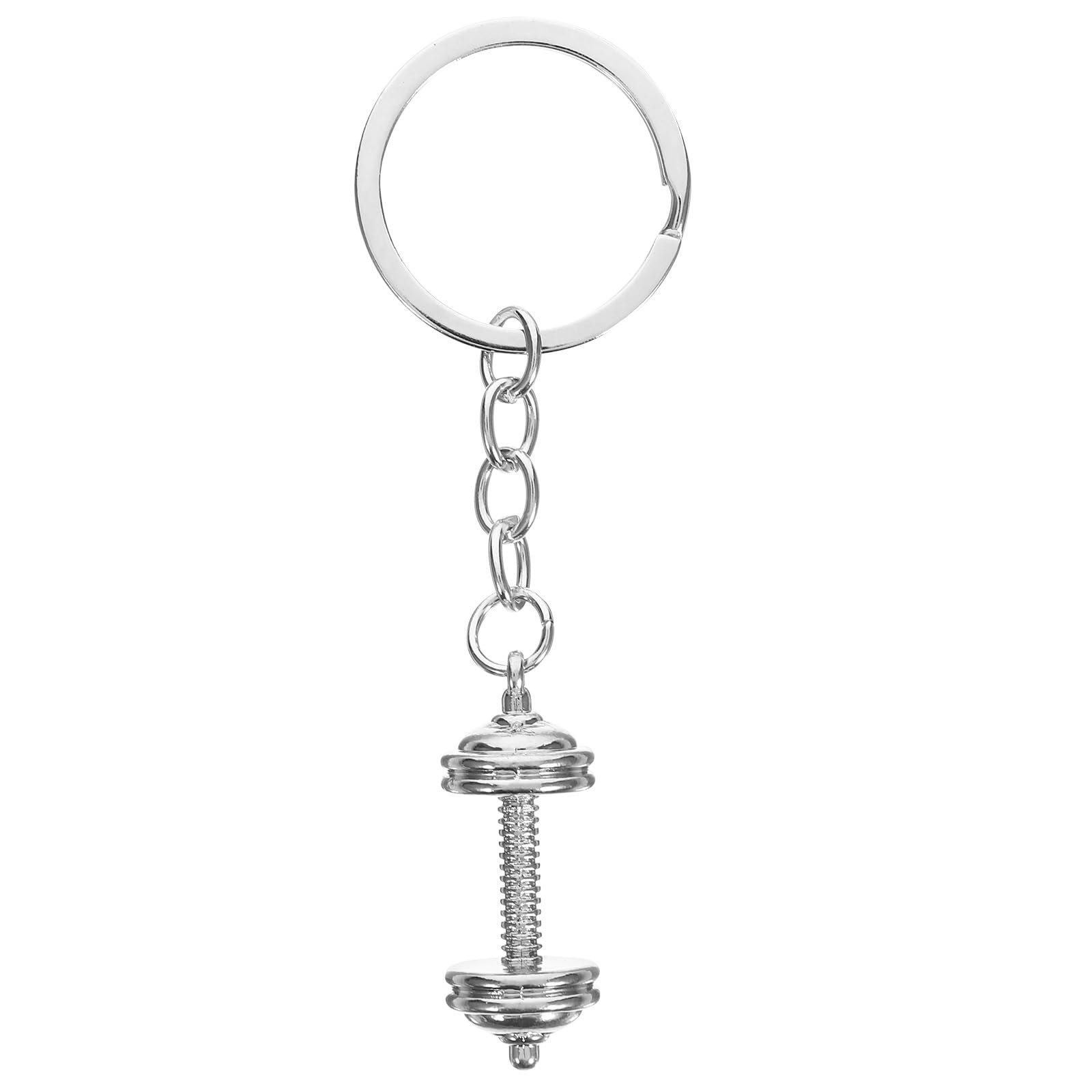 Dumbbell Design Workout Keychain - GANAZONO Fitness Keychain Pendant for Gym Enthusiasts | Stylish Gift for Athletes & Bodybuilders | Perfect for Gym Bags, Keyrings & Workout Motivation