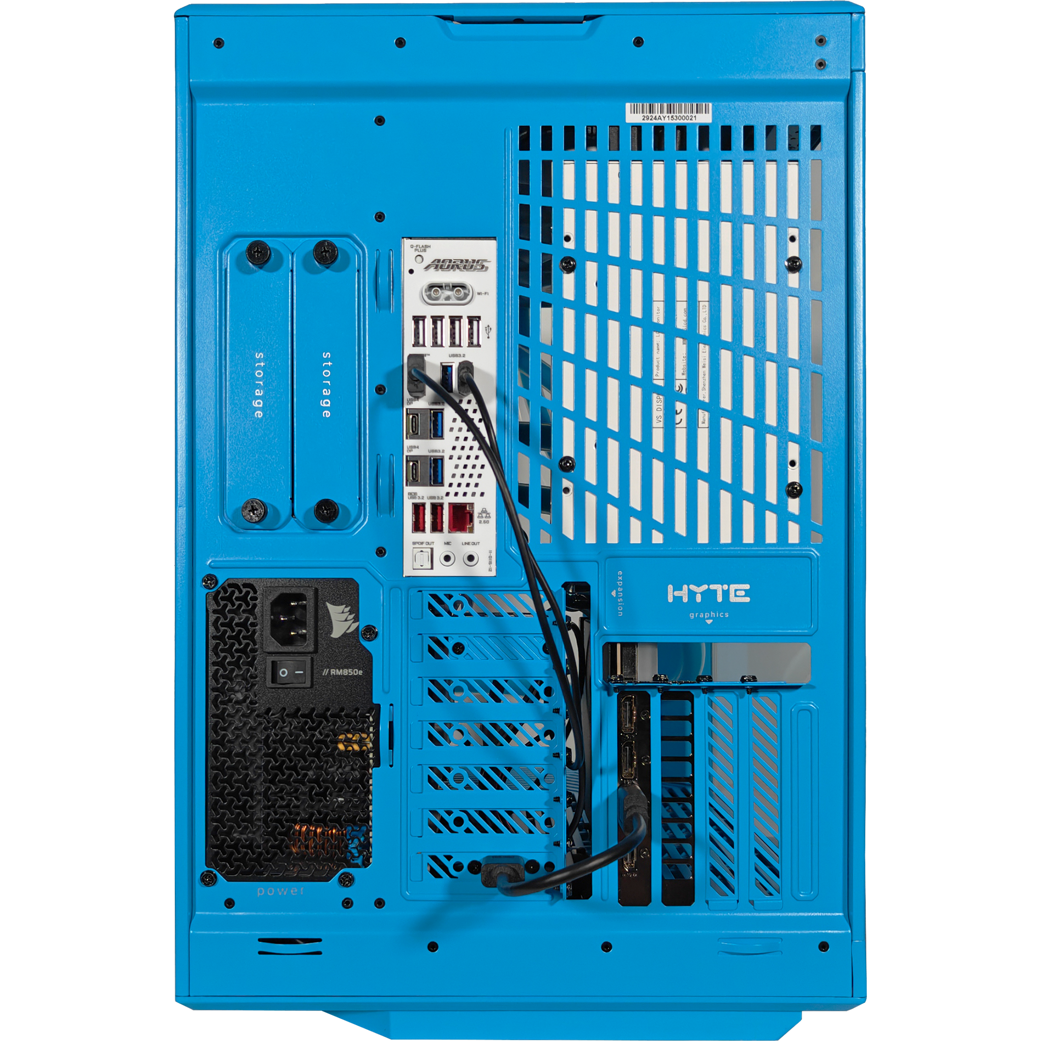 Y70 Blueberry Black Label Gaming Desktop with AMD X870 & DDR5 RAM - High Performance PC for 4K Gaming, Streaming & Content Creation