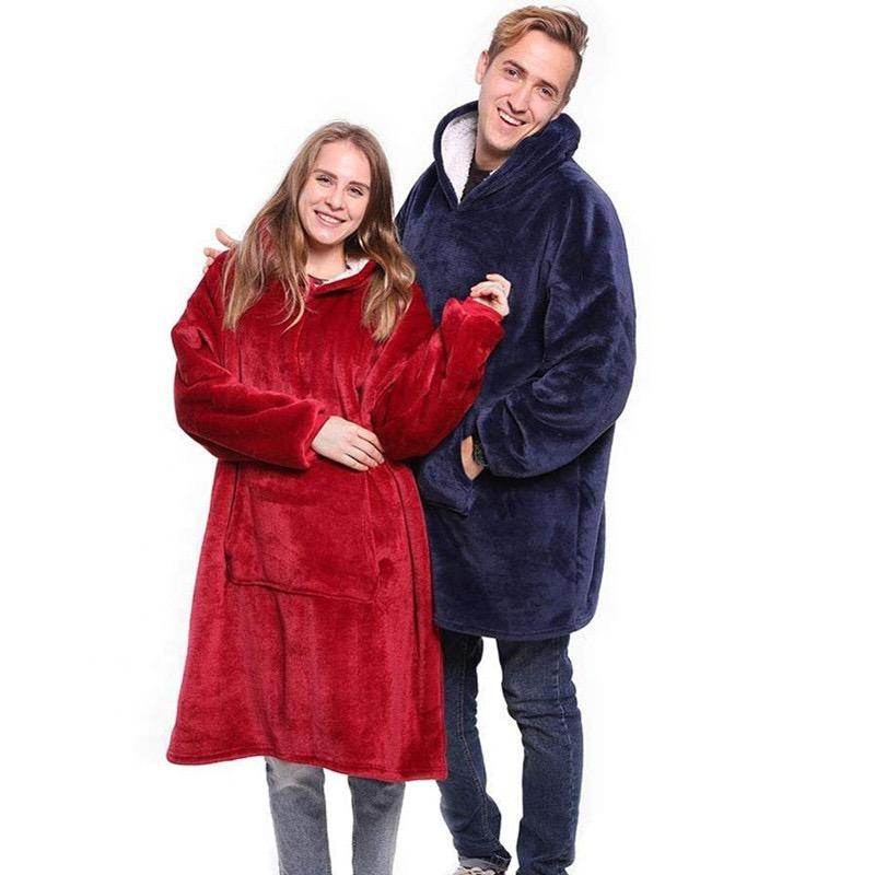 Oversized Blanket Hoodie - Cozy Fleece Wearable Blanket for Women & Men | Perfect for Lounging, Netflix, Camping & Cold Weather