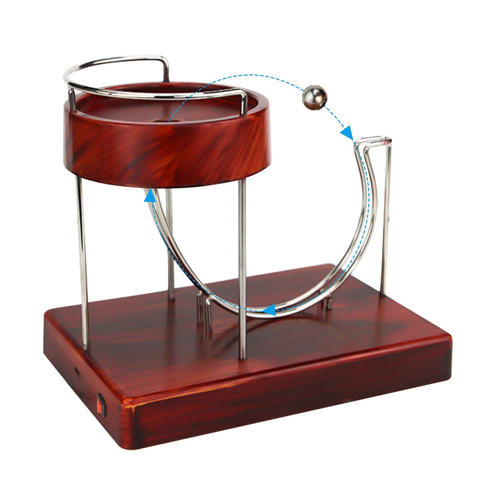 2022 Best Kinetic Art Perpetual Motion Machine - Science Physics Desk Toy for Home & Office, Stress Relief Decoration Gift for Adults (Perfect for Work Desks, Study Rooms & Meditation Spaces)