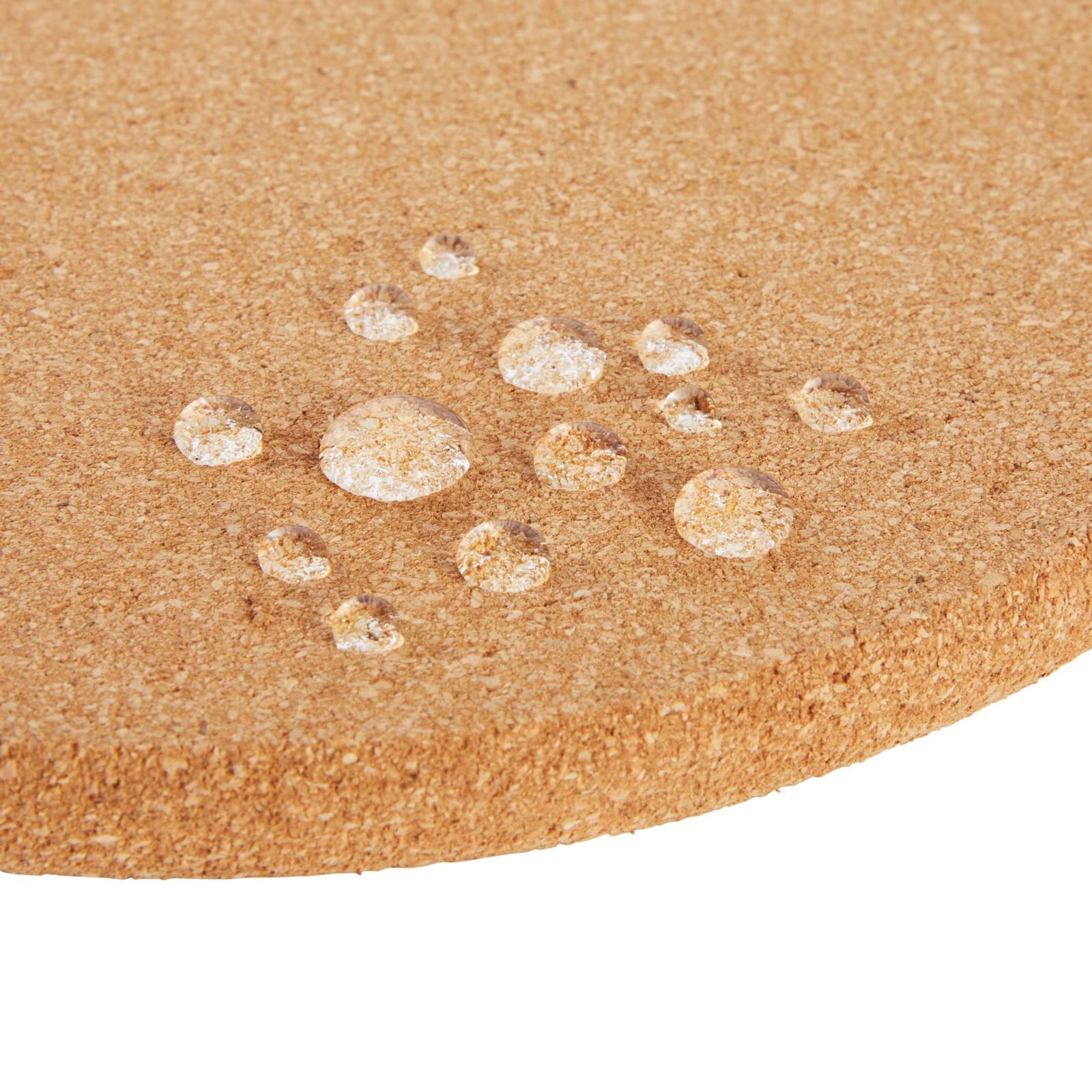 4 Pack Round Cork Trivets - 9 Inch Heat Resistant Hot Pads for Pots, Pans, Dishes & Countertops - Natural Corkboard Coasters for Kitchen, Dining Table & DIY Crafts - Perfect for Serving, Cooking & Home Decor