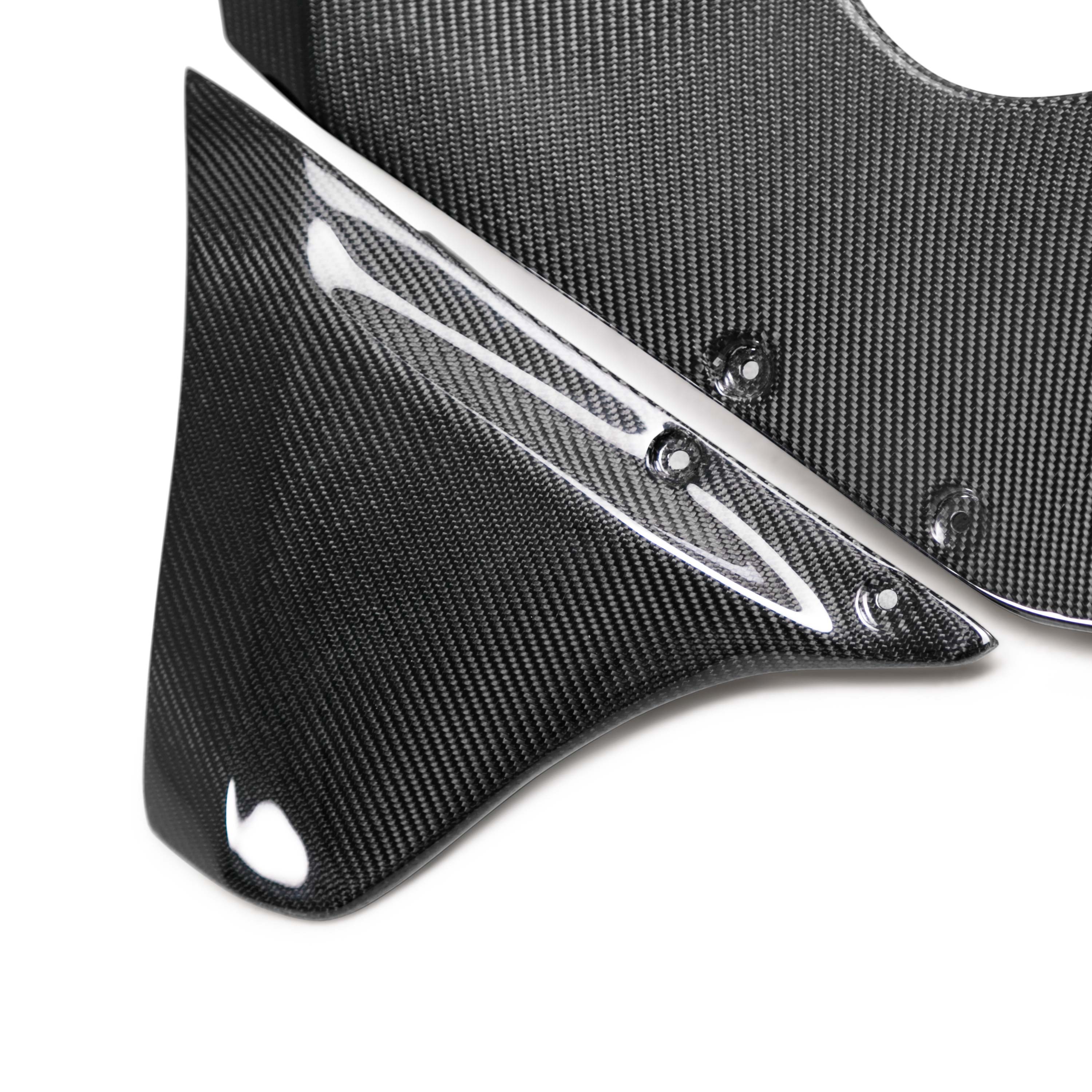 2015-2017 Ford Mustang Carbon Fiber Radiator Cover by Anderson Composites | AC-15MUWBC | Engine Bay Protection & Performance Upgrade for Mustang GT, EcoBoost & V6 Models