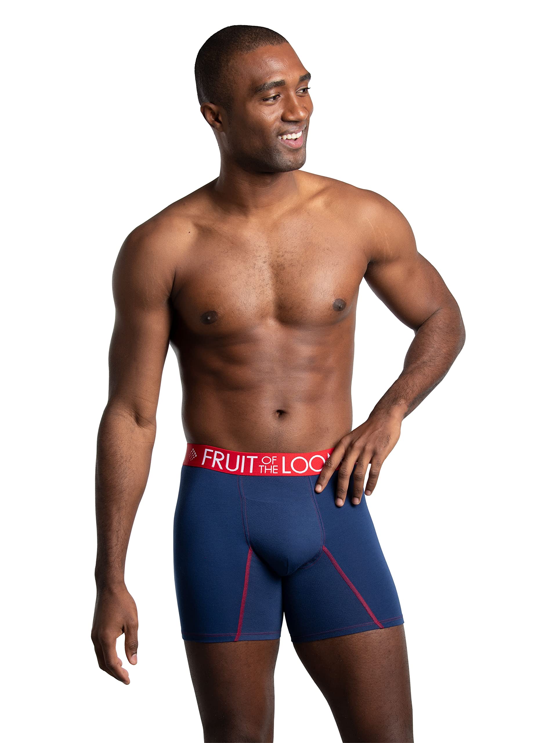 Fruit of the Loom Men's Performance Cooling Boxer Briefs - Moisture Wicking Underwear for Active Lifestyles, Workout & Everyday Comfort