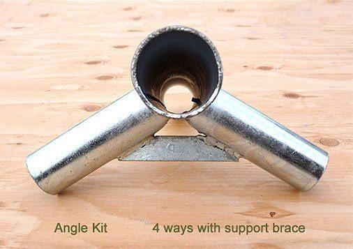 120º Wilderness Tent Angle Joint Kits & Angles - Durable Peak & Eaves Connectors for Camping, Hiking & Outdoor Adventures