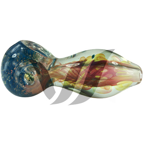 Vibrant Crazy Color Spoon Pipe - Handmade Glass Smoking Pipe for Herbs & Tobacco | Perfect for Travel, Camping & Outdoor Use