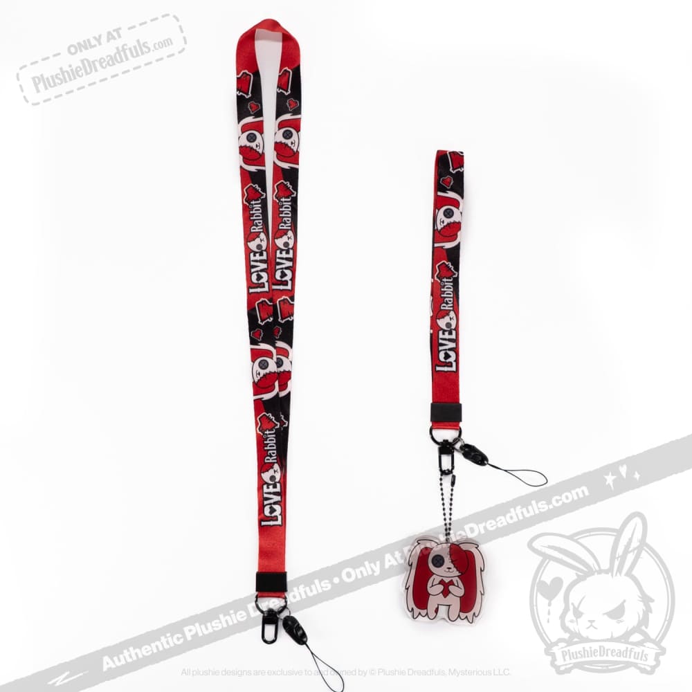 Plushie Dreadfuls Lanyard Strap - Soft & Durable Keychain Holder for ID Badges, Keys & Accessories | Perfect for Work, School & Conventions