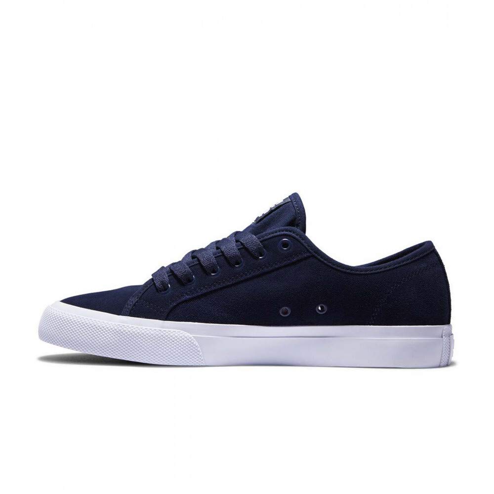 DC Shoes Manual S - Men's Leather Skate Shoes for Street Skating & Casual Wear | Durable ADYS300637 Sneakers for Skateboarders & Urban Fashion