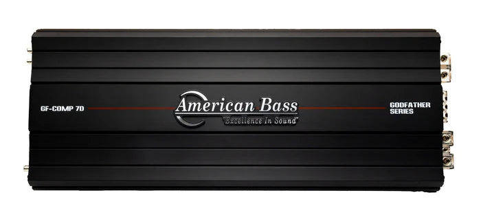 American Bass Godfather Comp 7D Mono Amplifier - High Power Car Audio Amp for Deep Bass & Clear Sound | Perfect for Car Audio Systems & Subwoofers