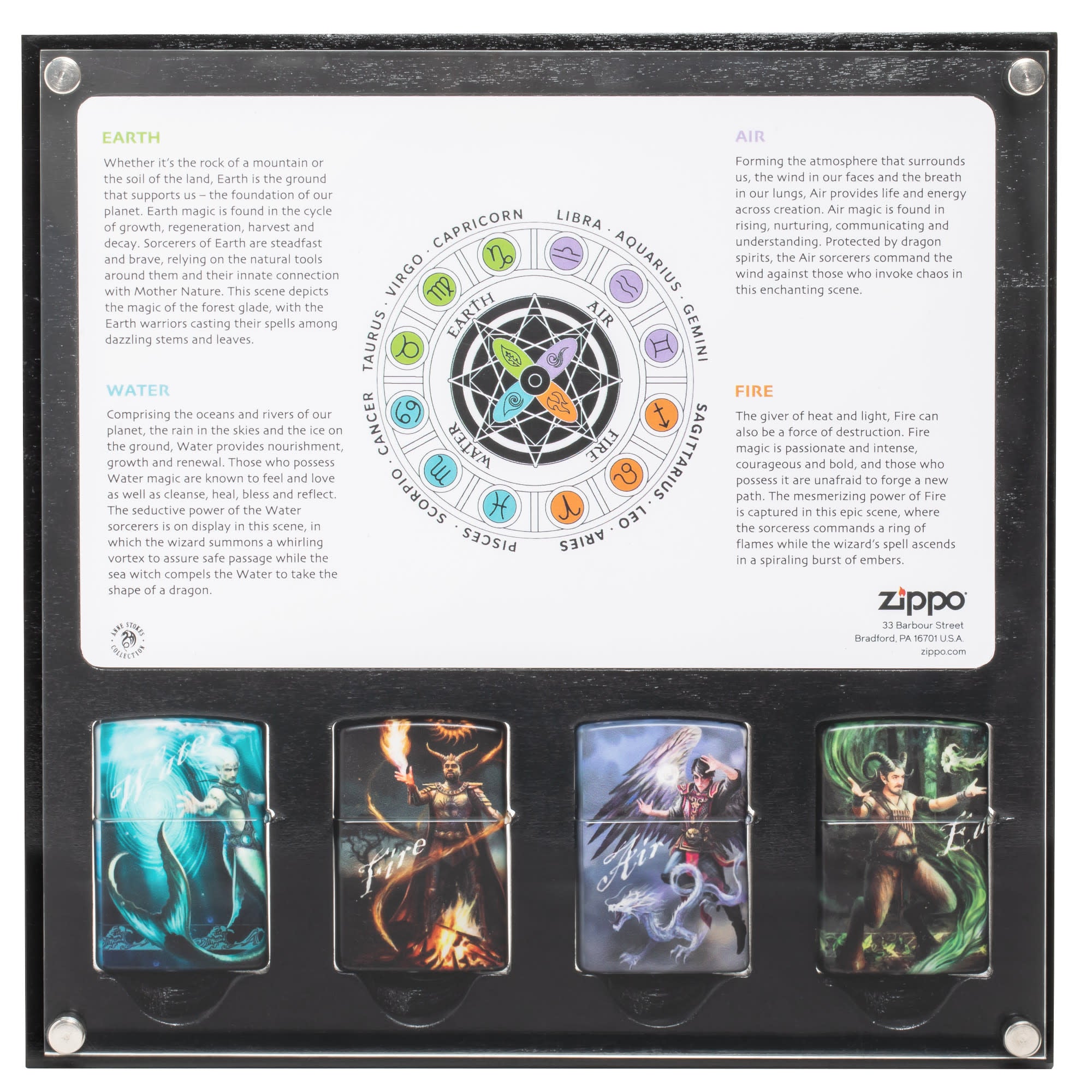 Anne Stokes Elements Collection - Gothic Fantasy Art Prints & Decor for Home, Office & Gift Giving | Perfect for Halloween, Dark Aesthetic & Witchy Vibes