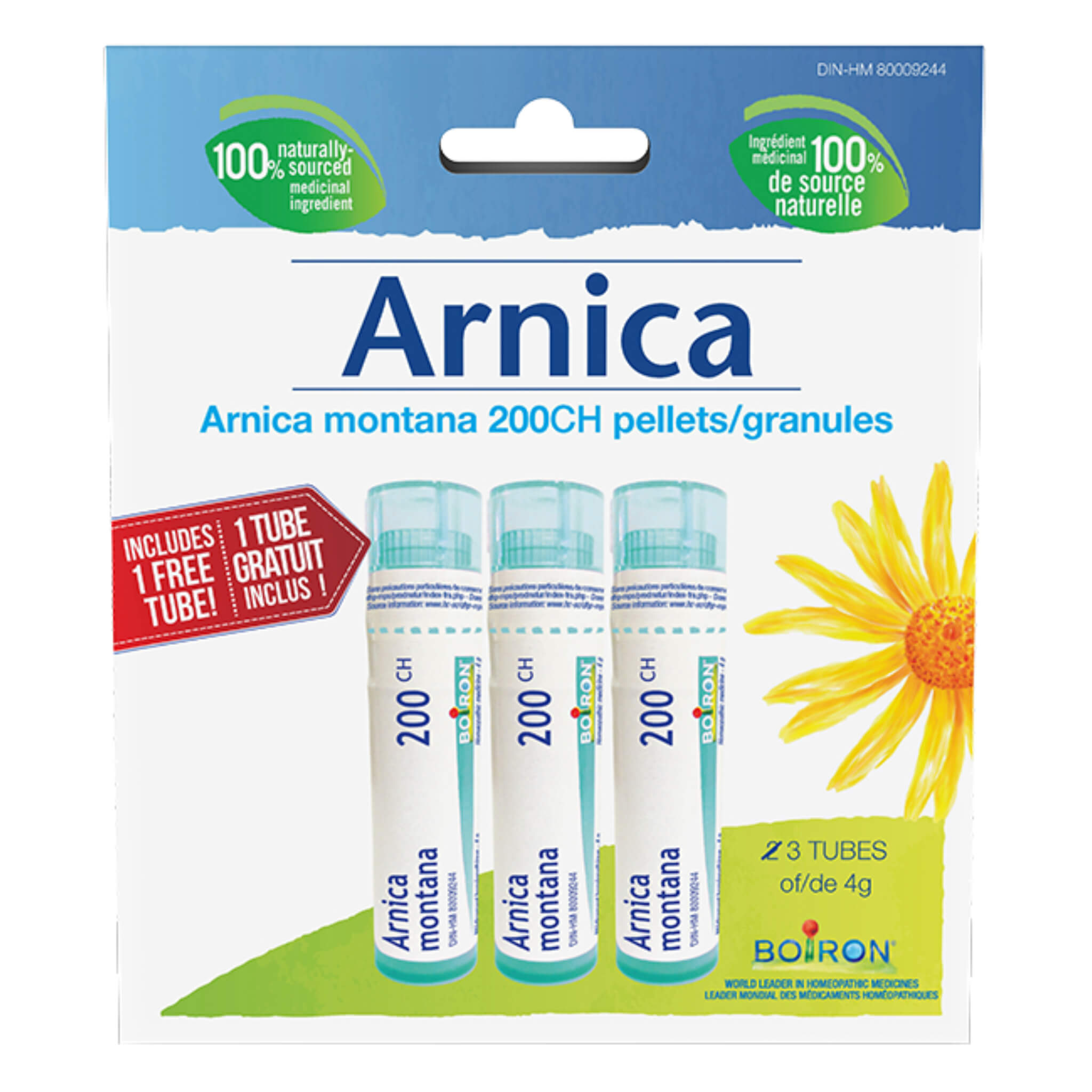 Arnica Montana 200 CH Homeopathic Pellets - Natural Pain Relief for Bruises, Swelling & Muscle Soreness | Perfect for Post-Workout Recovery & Injury Healing