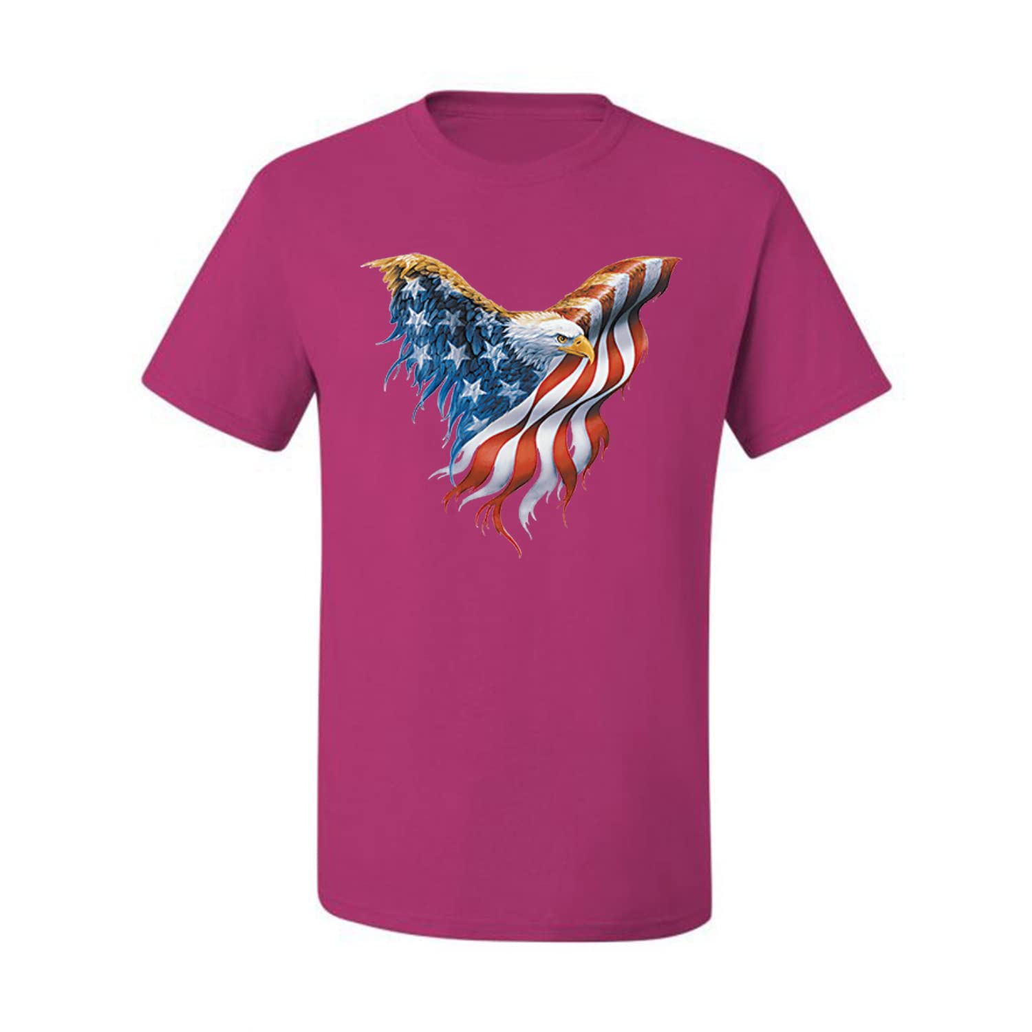 USA Flag Eagle Patriotic Graphic T-Shirt for Men - American Pride Casual Wear for Independence Day, Veterans Day & Everyday Outfits