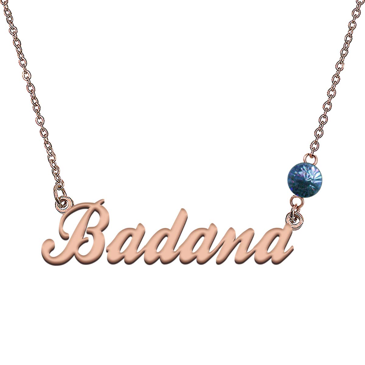 LikeFun Custom Name Necklace with Birthstone - Personalized Jewelry for Women, Gifts for Mom, Wife, Girlfriend - Perfect for Birthdays, Anniversaries & Special Occasions