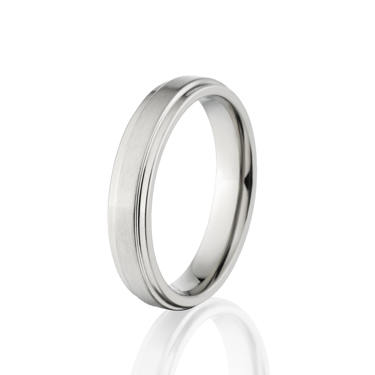 4mm Titanium Wedding Band for Men - Comfort Fit Titanium Ring for Women - USA Made Durable & Lightweight Titanium Jewelry - Perfect for Engagement, Anniversary & Everyday Wear
